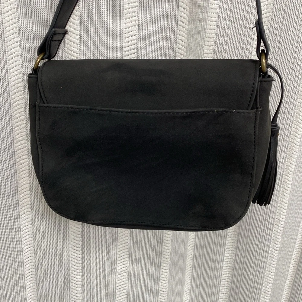 Western‎ Country Style Black w/ Bronze Studs Purse Shoulder Bag Adjustable Strap